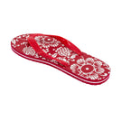 Locals x Kahala Women's Slippah - Duke's Pareo (Surfer Red)