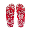 Locals x Kahala Women's Slippah - Duke's Pareo (Surfer Red)