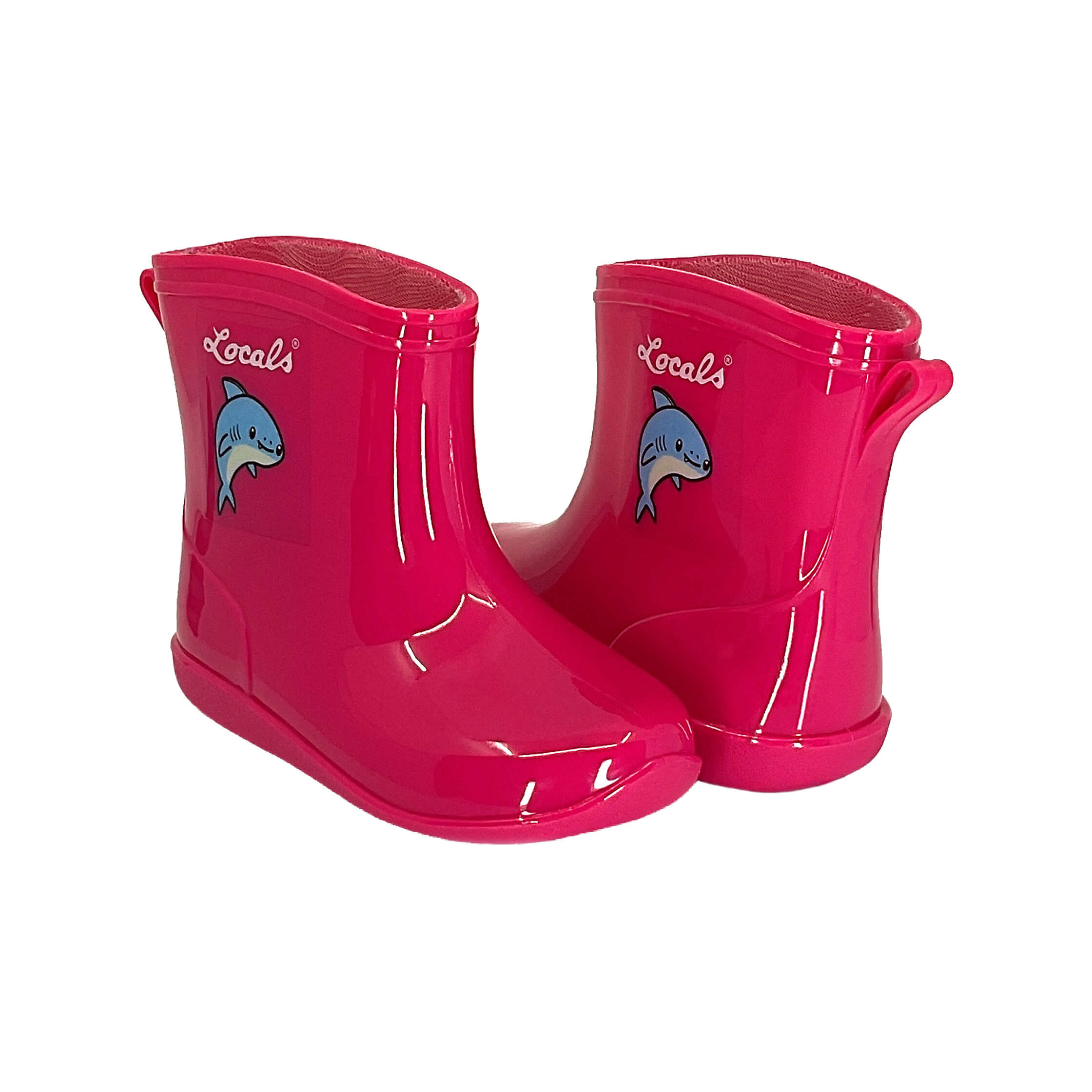 New! Kids Rain Boots - Red