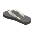 Locals Kids Original Black Platform Slippahs with Clear Strap