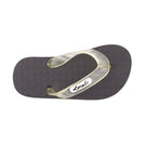 Locals Kids Original Black Platform Slippahs with Clear Strap