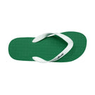 Locals Shave Ice Green Tee Slippah with Blue Platform and White Strap
