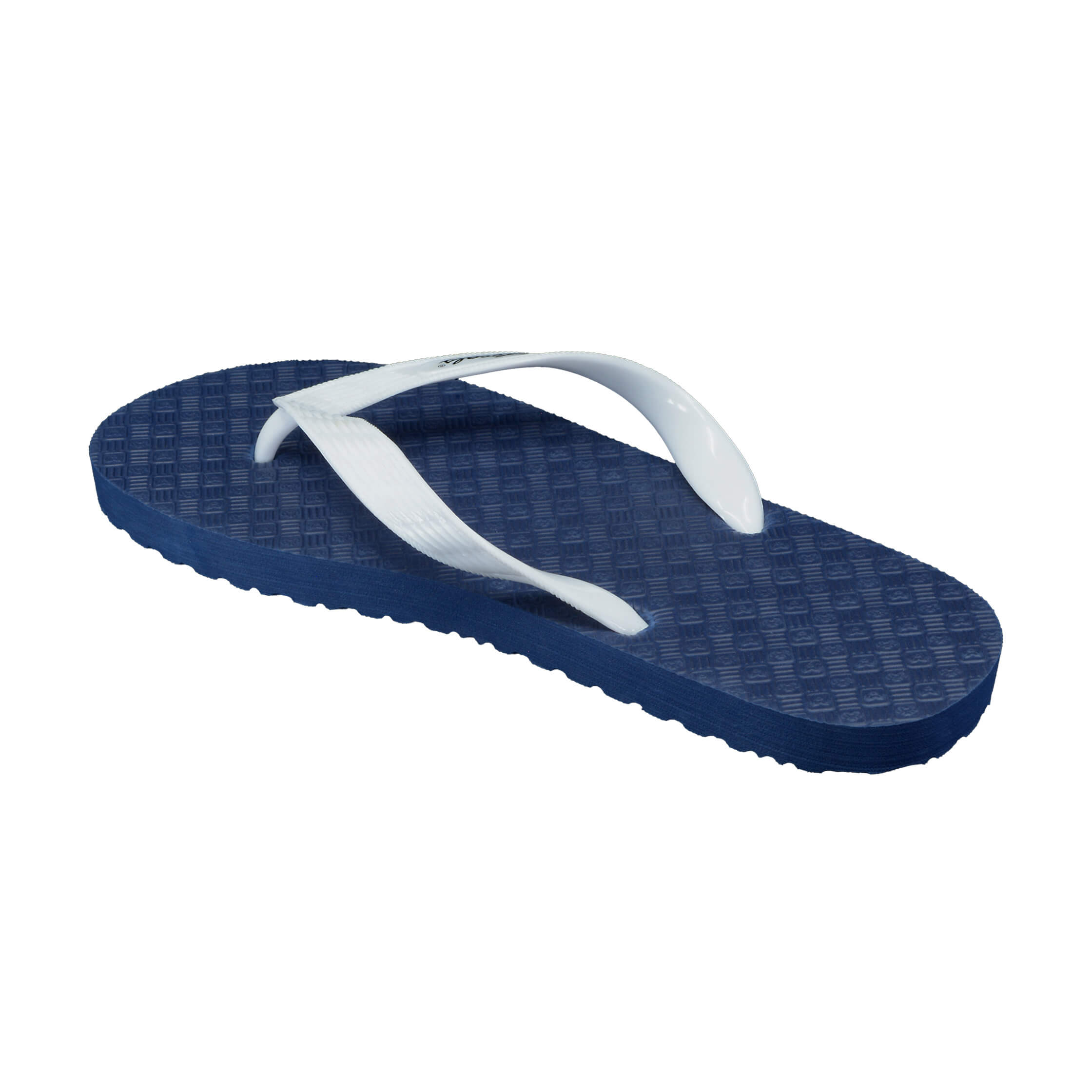 Locals Shave Ice Blueberry Slippah with Indigo Platform and White Strap