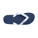 Locals Shave Ice Blueberry Slippah with Indigo Platform and White Strap