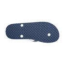 Locals Shave Ice Blueberry Slippah with Indigo Platform and White Strap