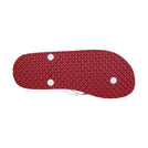 Locals Shave Ice Dragon Fruit Slippah with Red Platform and White Strap