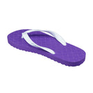 Locals Shave Ice Ube Slippah with Purple Platform and White Strap