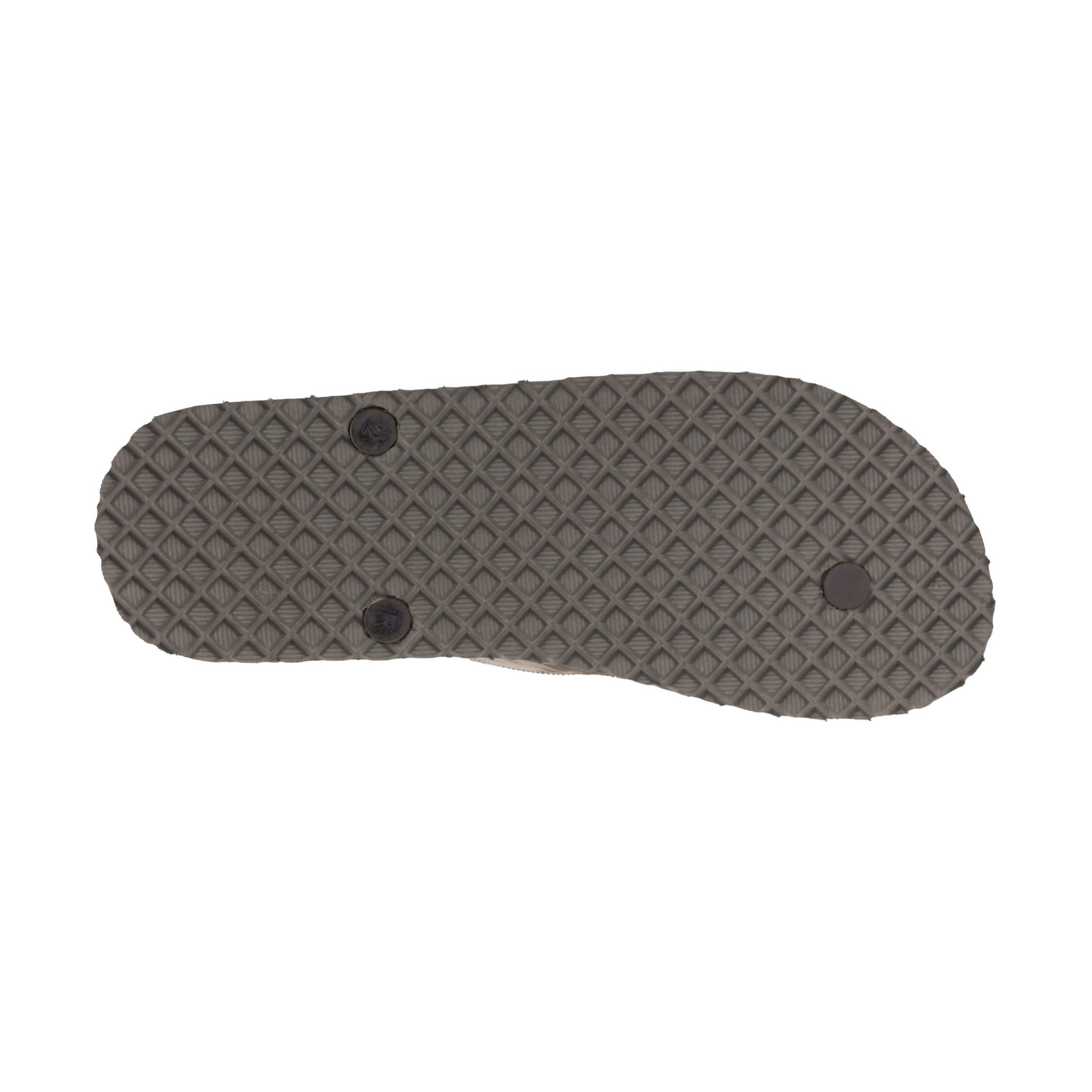 Locals Unisex Stripe Brown Flip Flops featuring a Brown platform with a White stripe and a Translucent Brown strap.