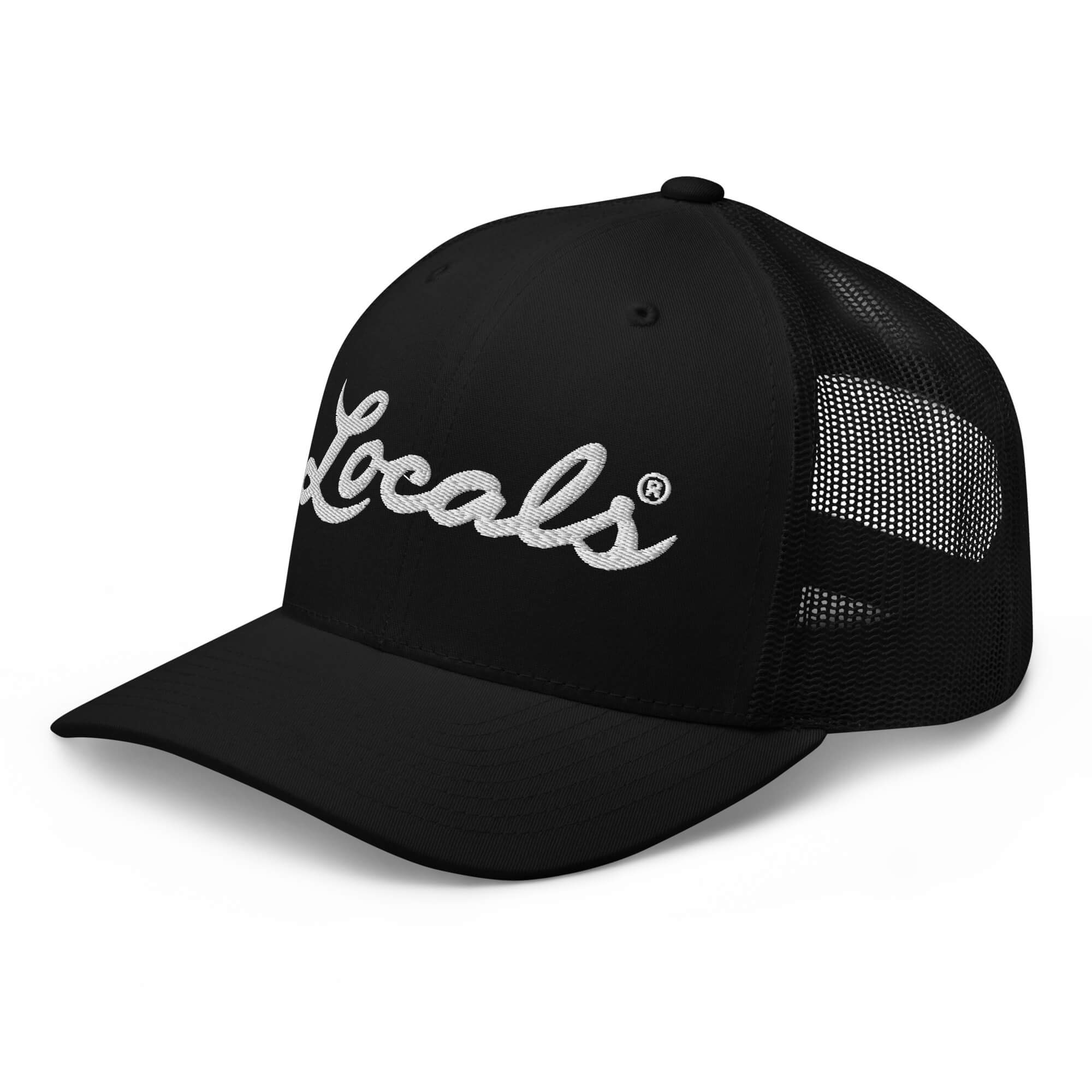帽子 local space Script Snapback Black Black Vintage-Inspired Snapback | Merch Cap | Local Space