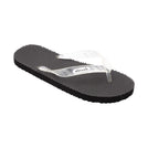 Locals Massage Black Platform Slippahs with Clear Strap