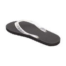 Locals Massage Black Platform Slippahs with Clear Strap