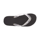 Locals Massage Black Platform Slippahs with Clear Strap