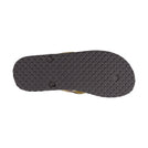 Locals Massage Black Platform Slippahs with Translucent Brown Strap