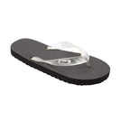 Locals Original Black Platform Slippahs with Clear Strap