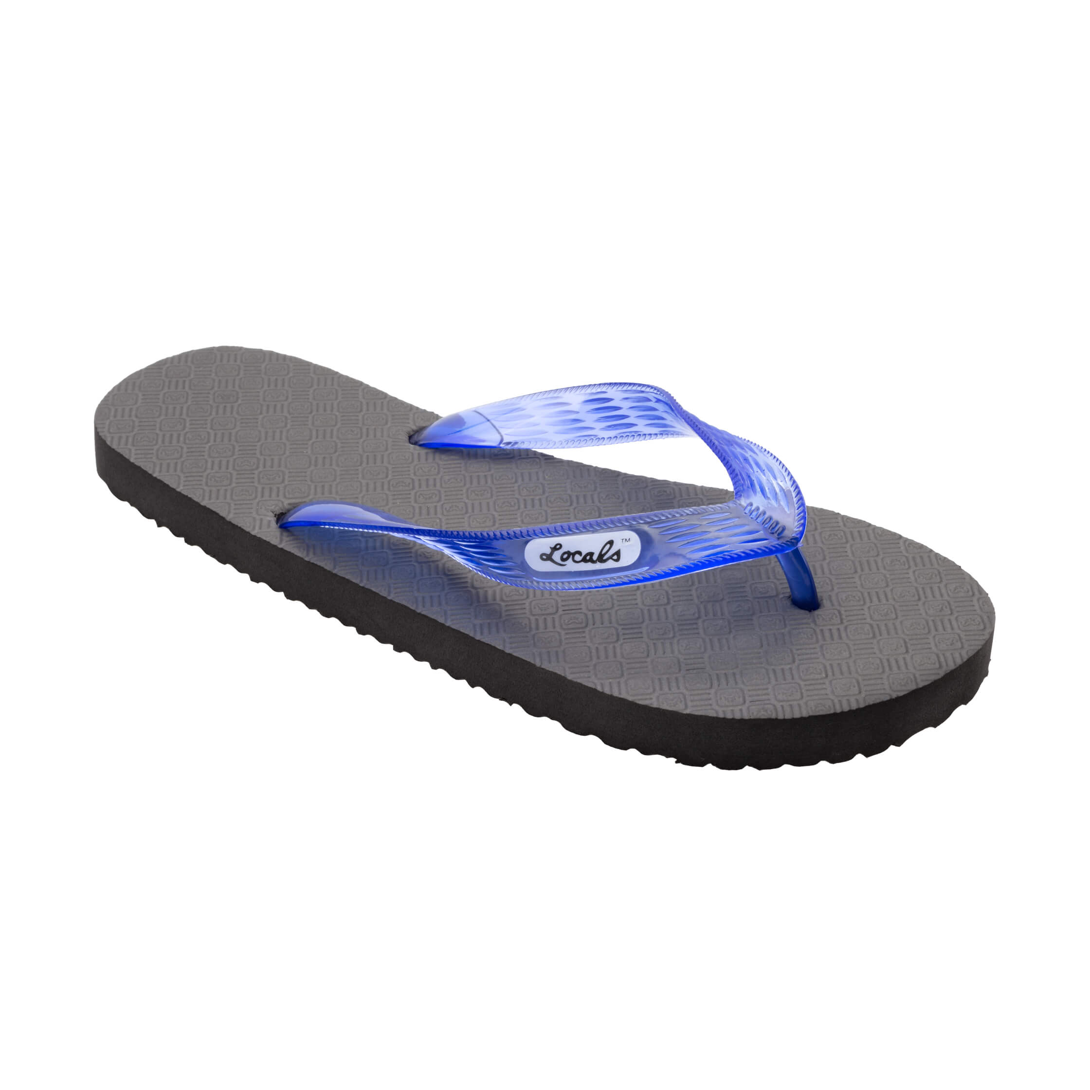 Locals Original Women’s Translucent Blue Strap Slippa – Locals Hawai’i