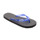 Locals Original Black Platform Slippahs with Translucent Blue Strap