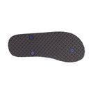 Locals Original Black Platform Slippahs with Translucent Blue Strap