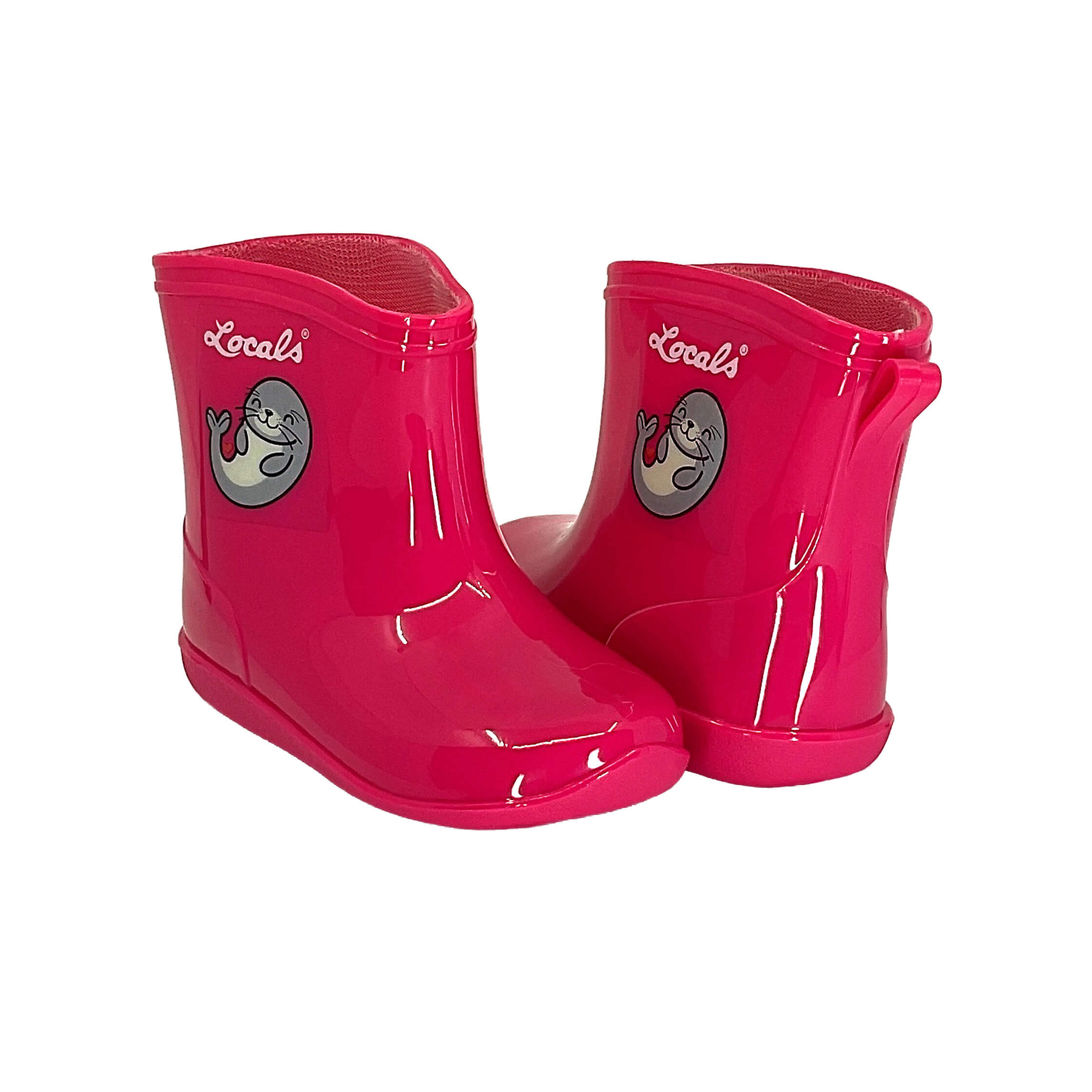 New! Kids Rain Boots - Red