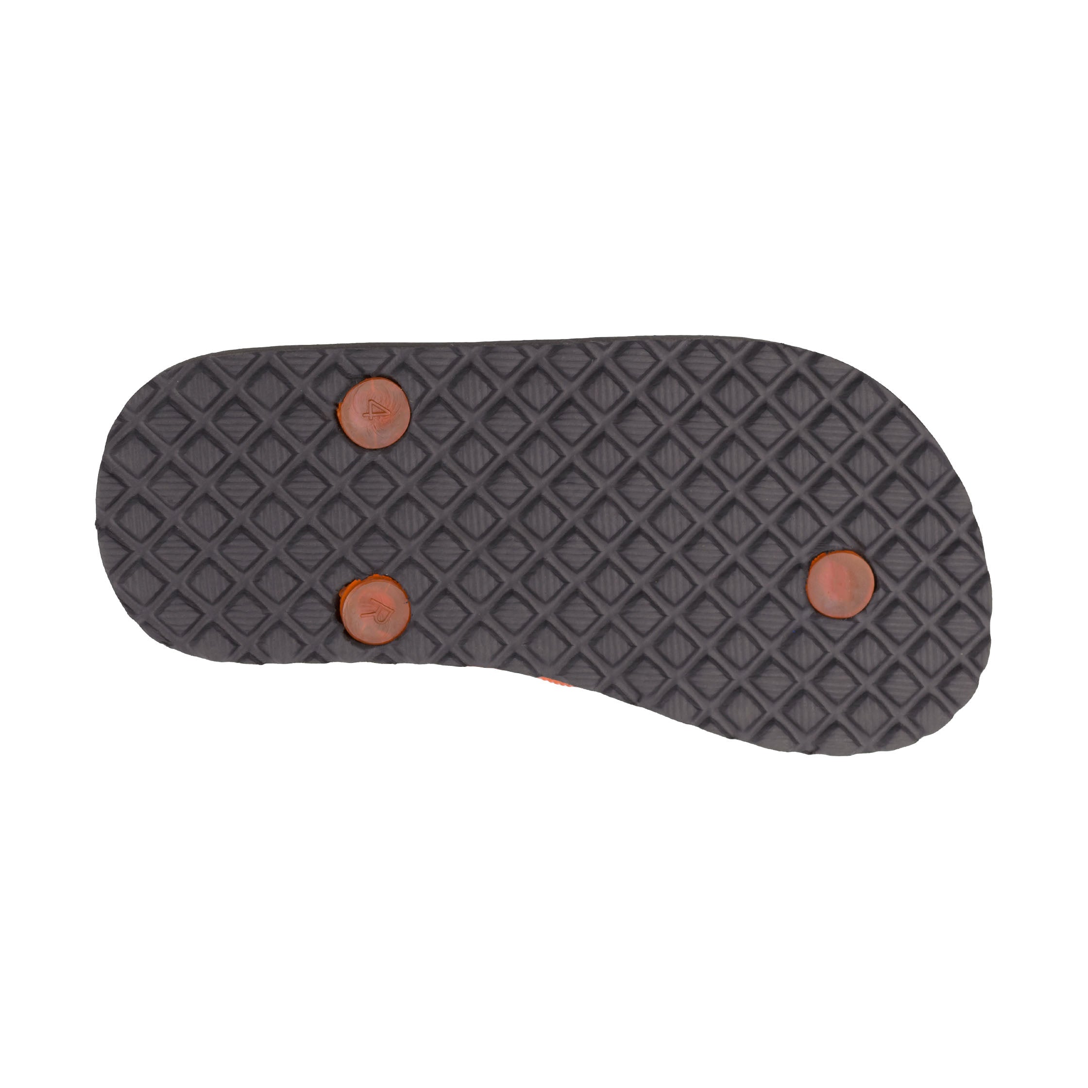 Locals Kids Original Black Platform Slippahs with Translucent Orange Strap