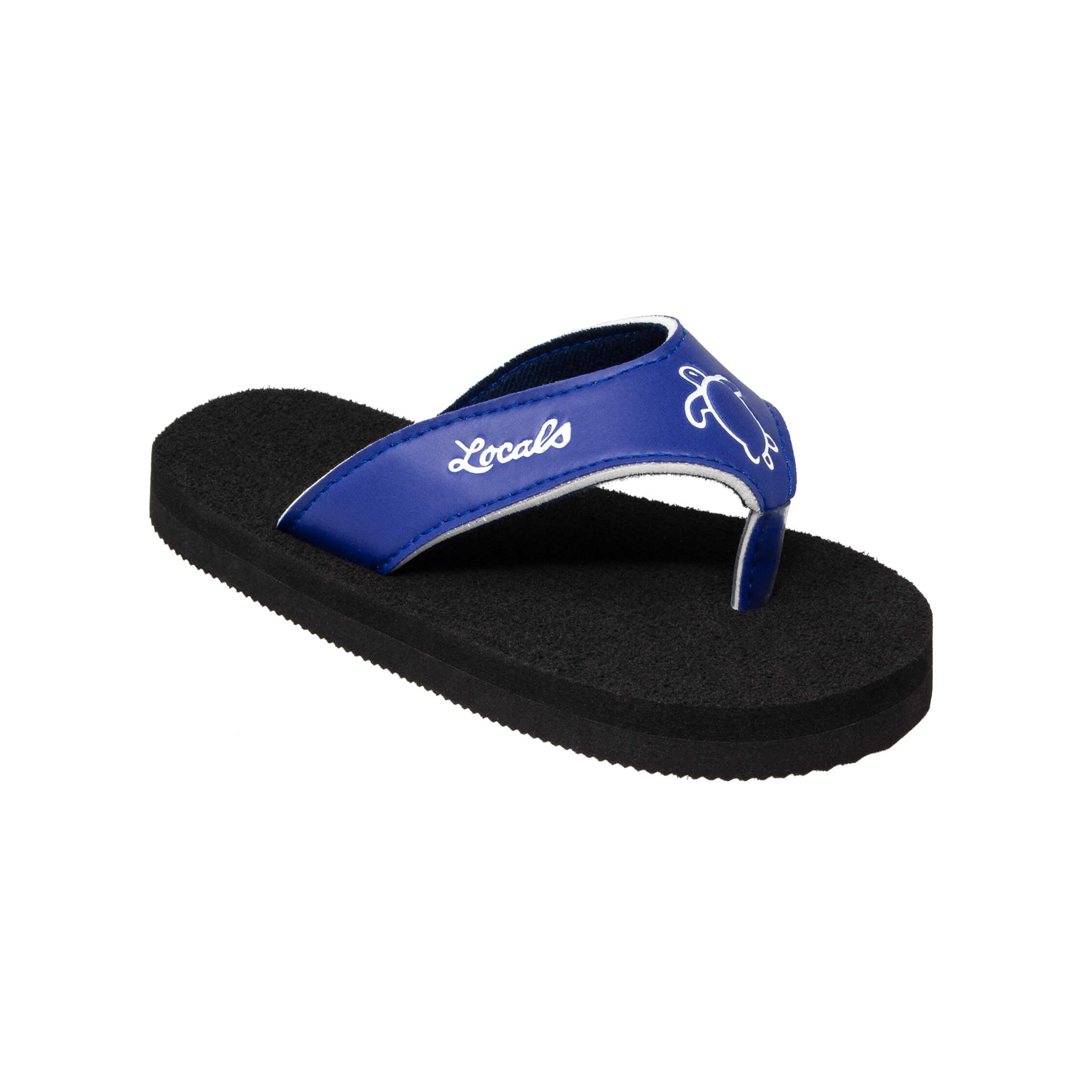 Kids Elastic Strap Blue Slippah