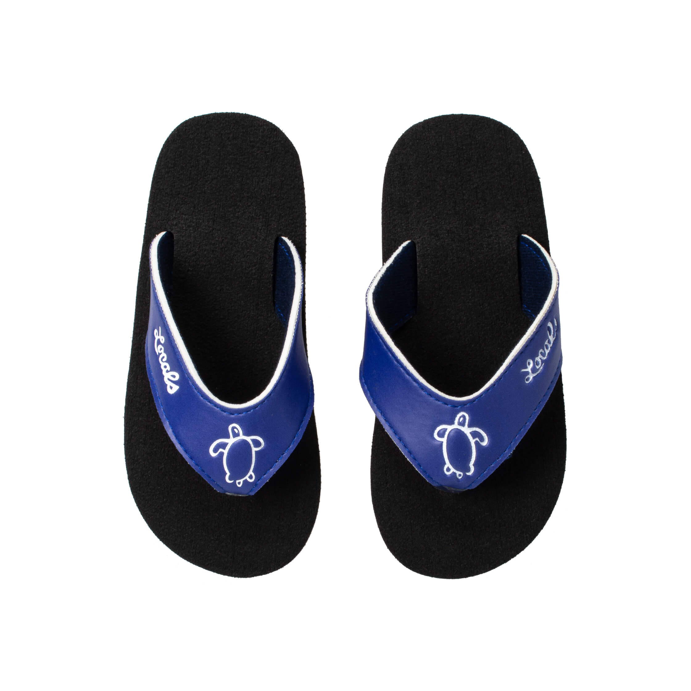 Kids Elastic Strap Blue Slippah