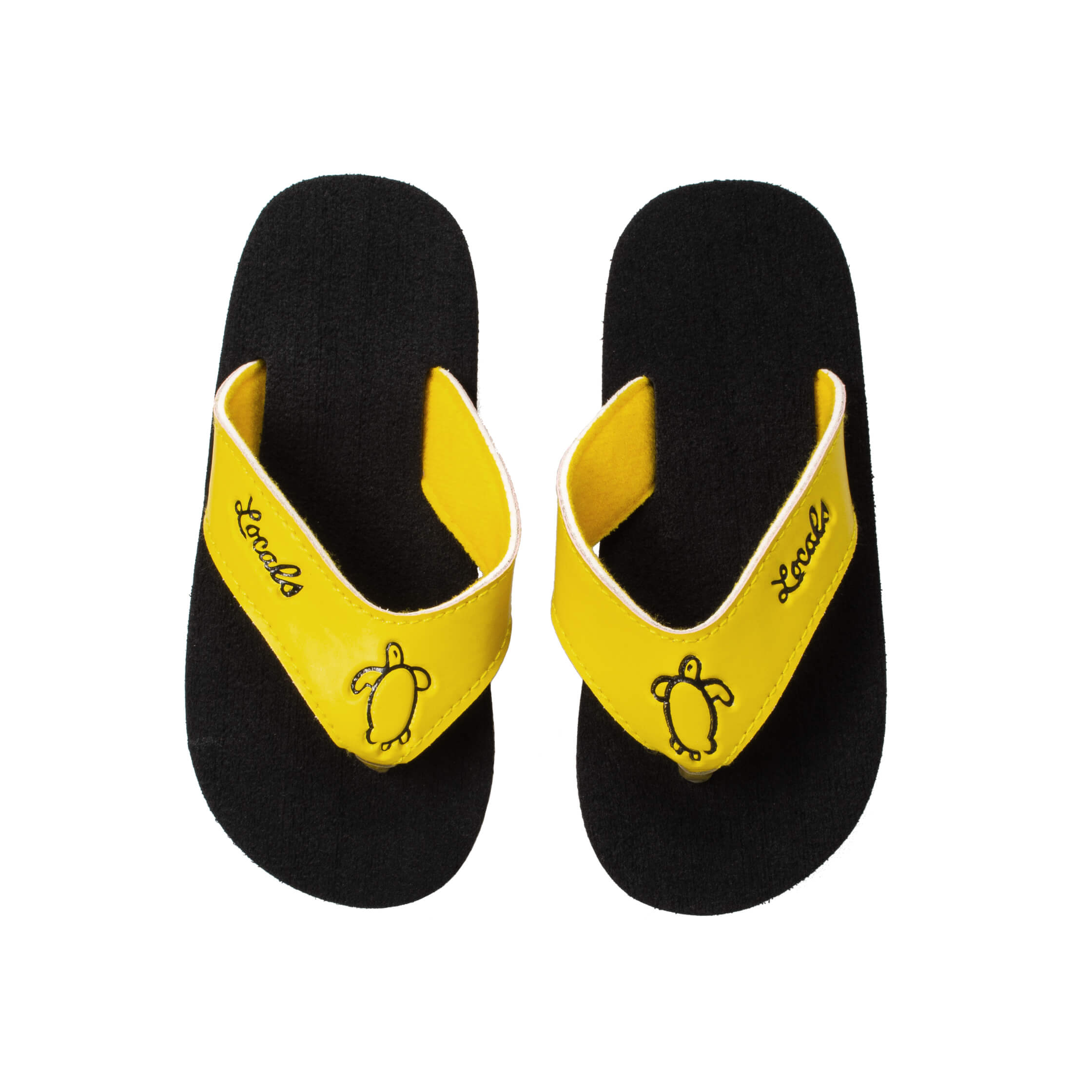 Kids Elastic Strap Yellow Slippah