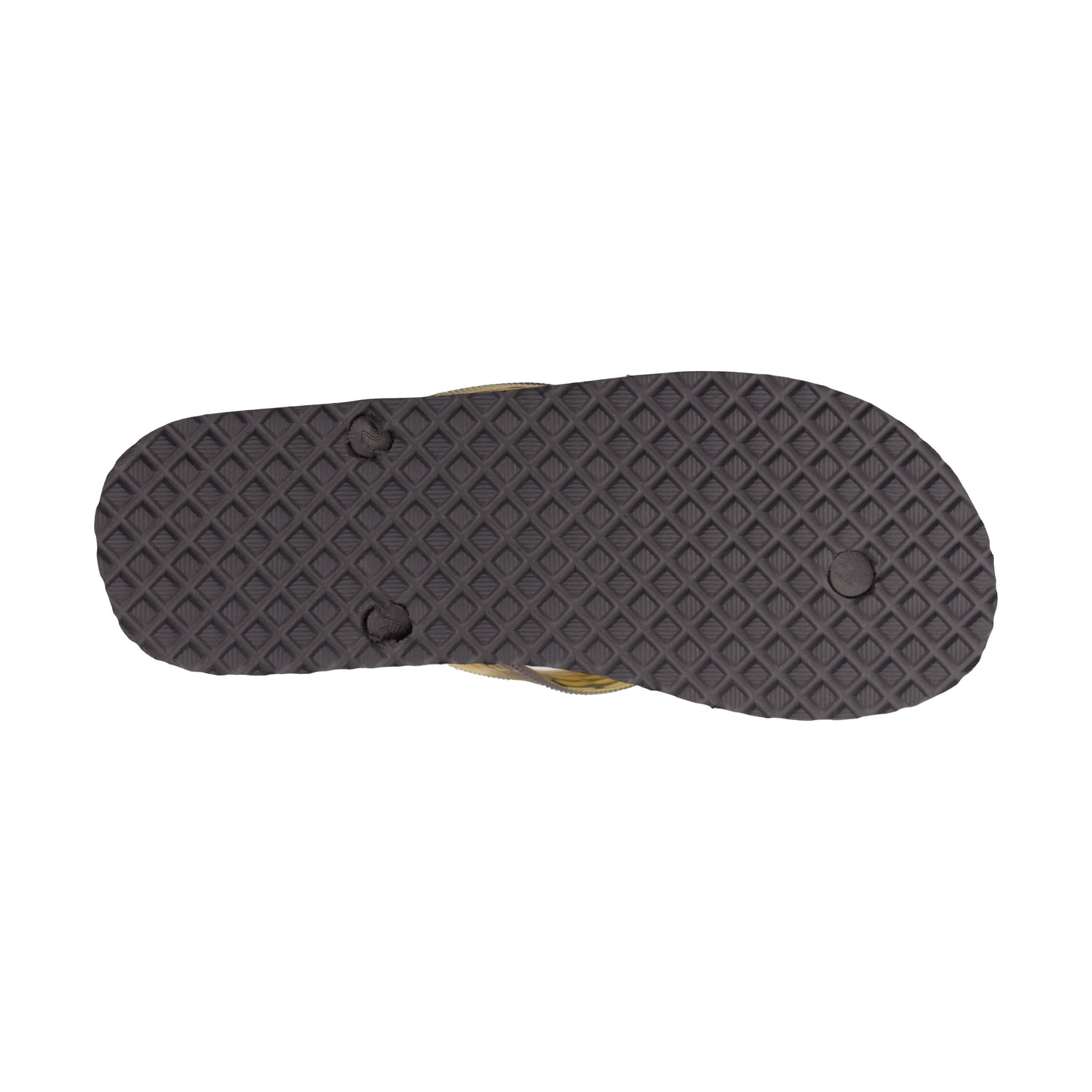 Locals Massage Black Platform Slippahs with Translucent Brown Strap