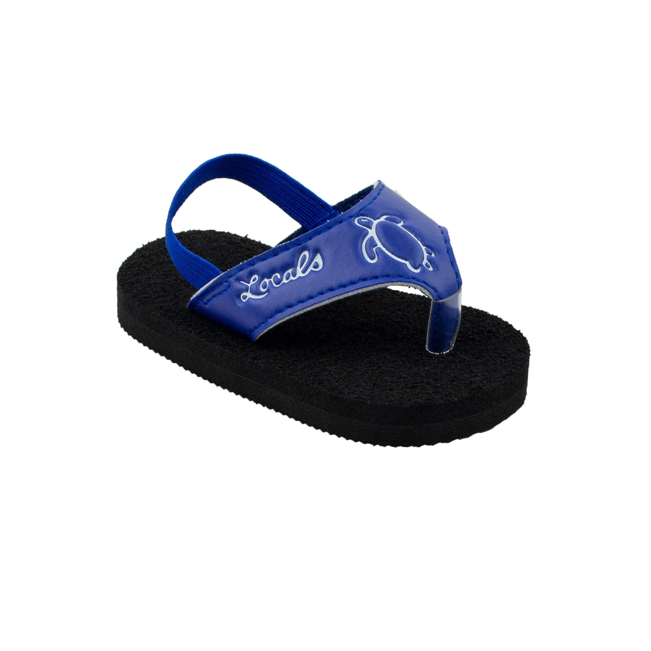 Kids Elastic Strap Blue Slippah