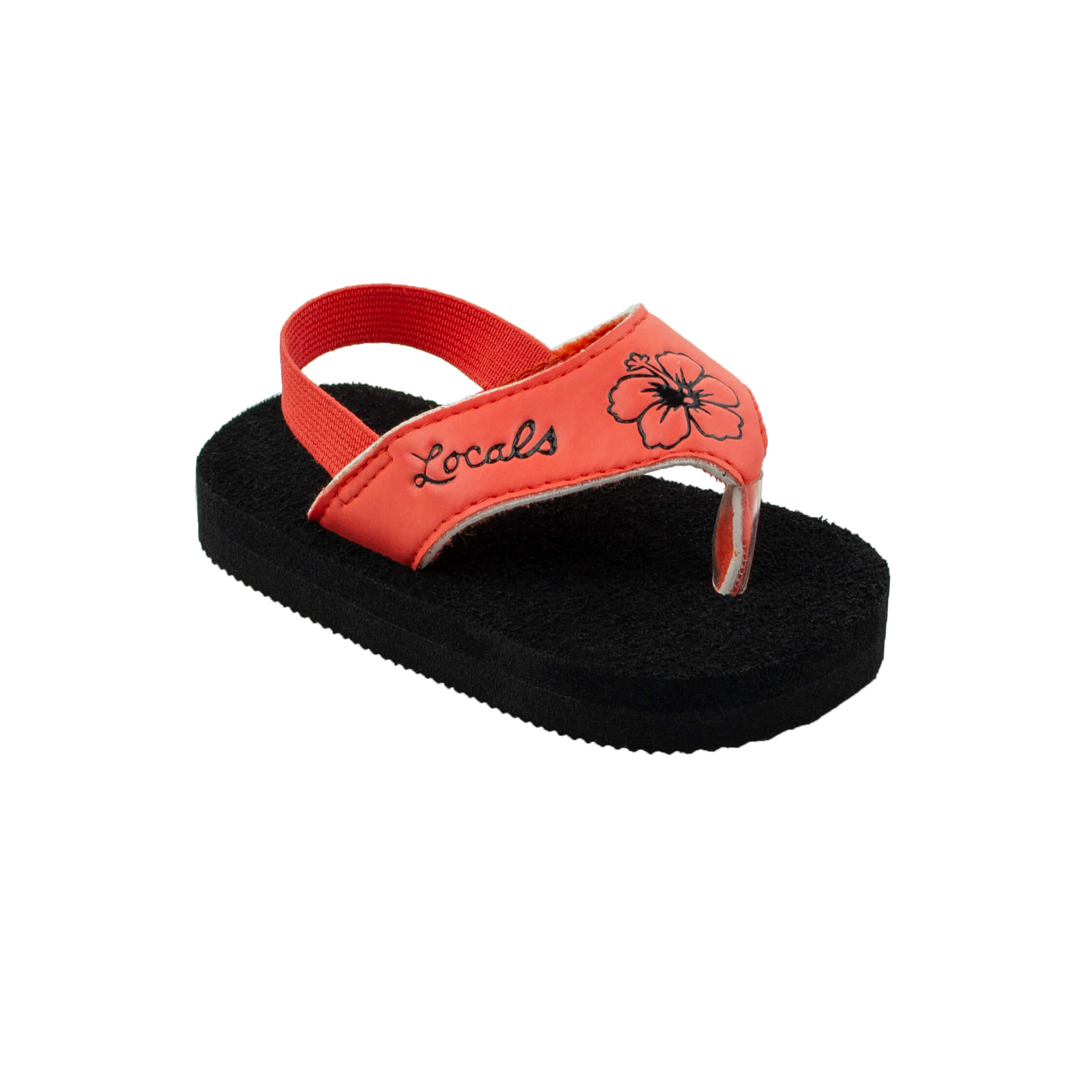 Kids Elastic Strap Red Slippah